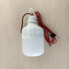 LED Лампа 12v 9W з крокодилами (12 Вольт 9 Ватт зажими) Циліндрична