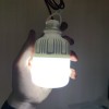 LED Лампа 12v 9W з крокодилами (12 Вольт 9 Ватт зажими) Циліндрична
