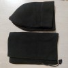 Шапка + баф комплект тактичний флісовий Чорний