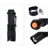 LED ліхтар металевий алюміній із регулюванням променя BL-525 Black