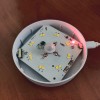 LED світильник з датчиком руху, нічник сенсорний режим Білий Круглий