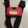 Ліхтар налобний LED СОВ TH2307 + покращений рефлектор на батарейках AAA Red