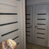 LED світильник з датчиком руху, нічник сенсорний круглий White
